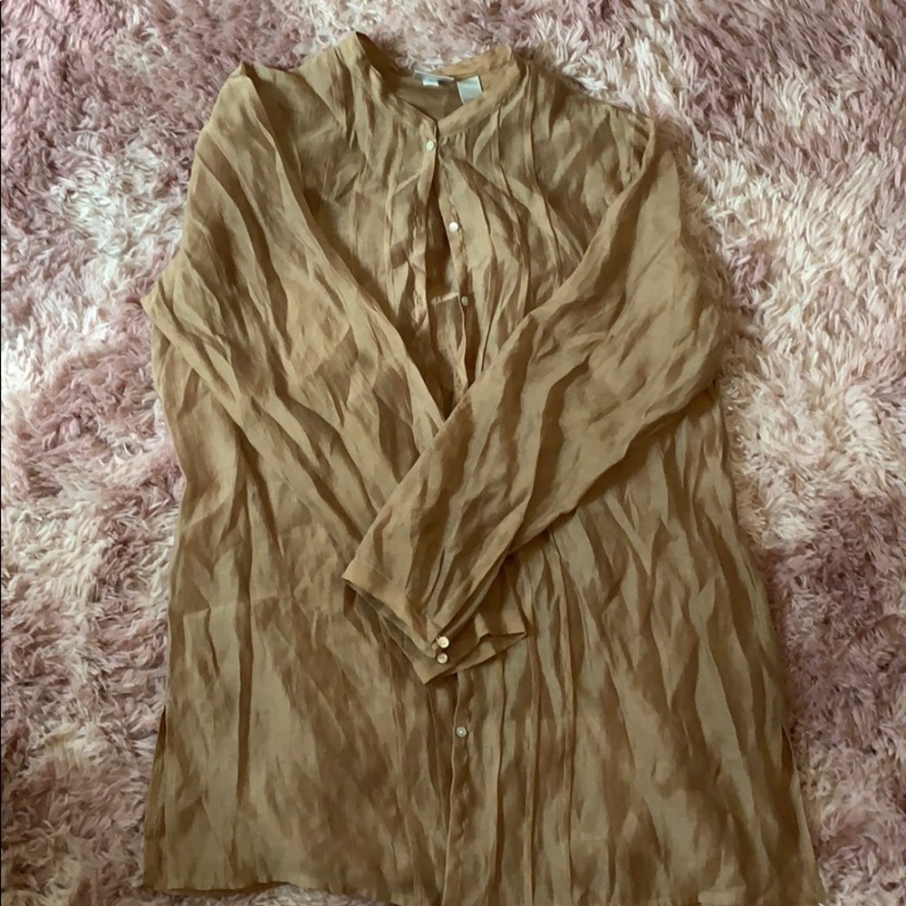 Chico’s long sheer blouse